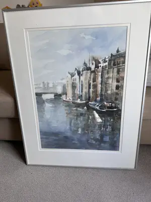 Dio Konijnenberg - Aquarel, Zonder titel - Ingelijst kaufen? Bieten Sie von 75!