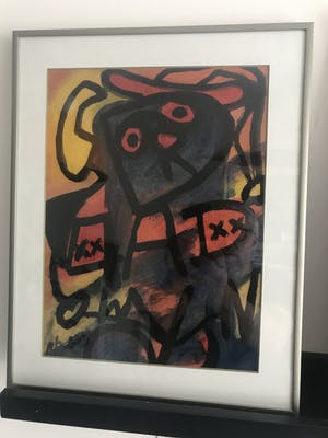 Niet of onleesbaar gesigneerd - "4 days clown" (handgesigneerd) kopen? Bied vanaf 1!