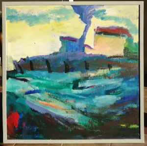 Judith Stolker - Abstracte Compositie kopen? Bied vanaf 85!