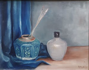 Niet of onleesbaar gesigneerd - Z.T., Stilleven kopen? Bied vanaf 1!