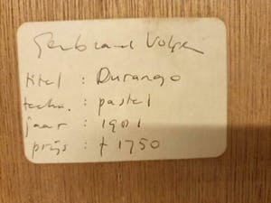 Gerbrand Volger - DURANGO PASTEL SCHILDERIJ '1981' kopen? Bied vanaf 250!