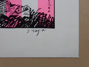 Shinkichi Tajiri - MAYDAY / KLEURZEEFDRUK / 70x50cm / SIG / PRENT190 kopen? Bied vanaf 25!