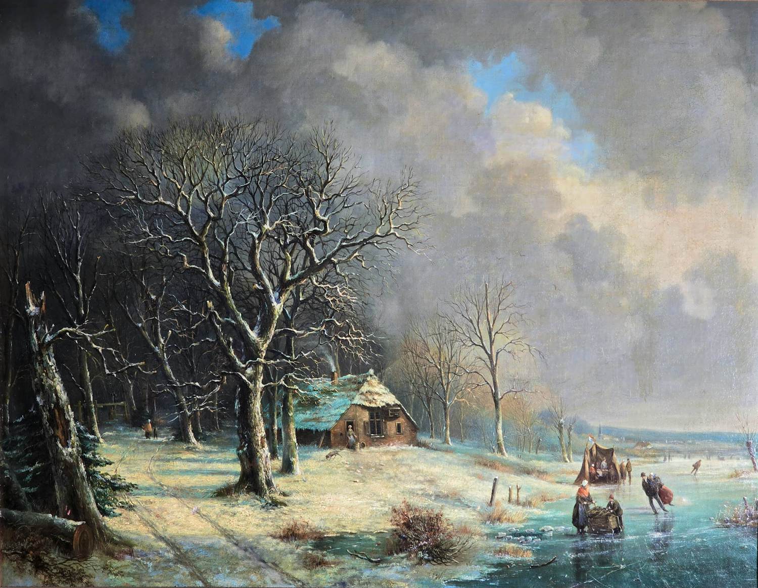 Willem de Klerk - Ijsgezicht - GROOT kopen? Bied vanaf 950!