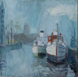 Guus de Ruiter - Haven van Vlaardingen. kopen? Bied vanaf 279!