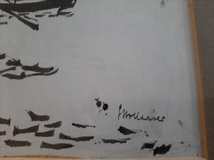 Frans Hollaardt - havengezicht met vissers kopen? Bied vanaf 35!