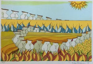 Patty Harpenau - Avondvierdaagse | zeefdruk (ingelijst) kopen? Bied vanaf 45!