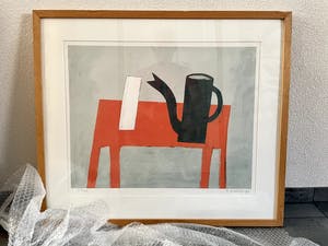 Klaas Gubbels - Witte kan op Oranje tafel - Nr 319 kopen? Bied vanaf 495!