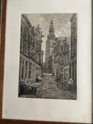 Louis Landre - 3 etsen van Amsterdam kopen? Bied vanaf 75!