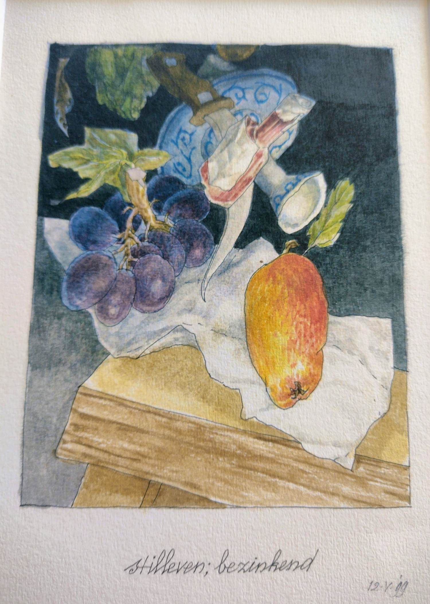 Peter Vos - stilleven; bezinkend kopen? Bied vanaf 125!