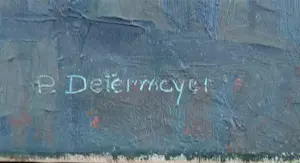 Paul Determeyer - Dorpsgezicht, vermoedelijk Loenen aan de Vecht kopen? Bied vanaf 40!