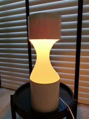 Niet of onleesbaar gesigneerd - Design tafellamp NEBU 70’s naar ontwerp van Erik van Buijtenen verkocht voor € 1!