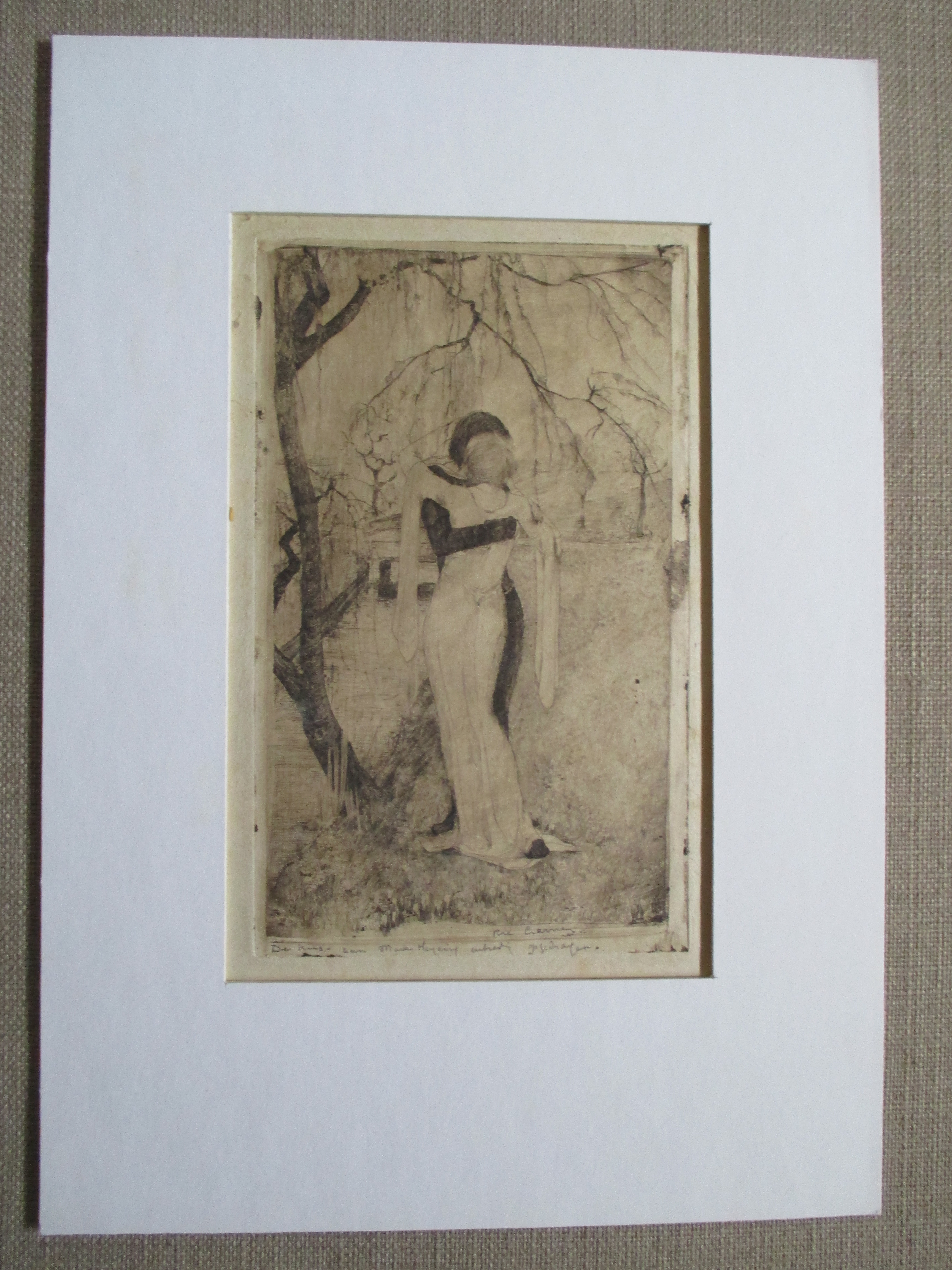 Rie Cramer - Ets"De Kus" kopen? Bied vanaf 35!