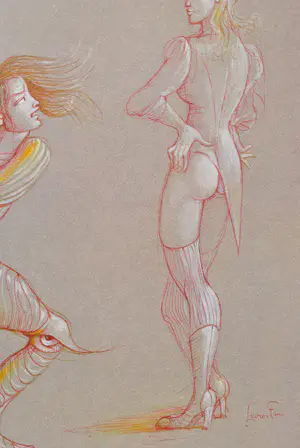 Leonor Fini - Het geschil, Lithografie, 1980 kopen? Bied vanaf 50!