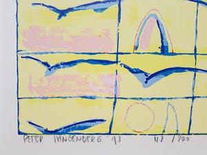 Peter Langenberg - Zonder titel, zeefdruk kopen? Bied vanaf 35!