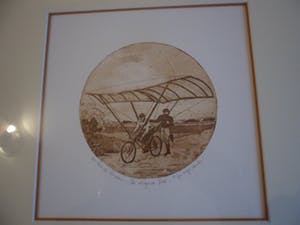 Leentje Linders - Ets. Titel, "De Vliegende Fiets". kopen? Bied vanaf 20!