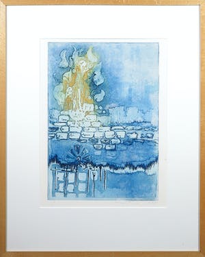 Jan Montyn - Ets, Bali, Indonesia - Ingelijst kopen? Bied vanaf 100!