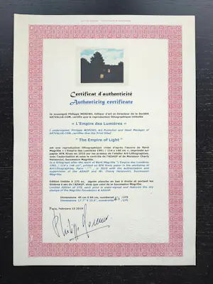 Rene Magritte - L´Empire de Lumières kopen? Bied vanaf 275!