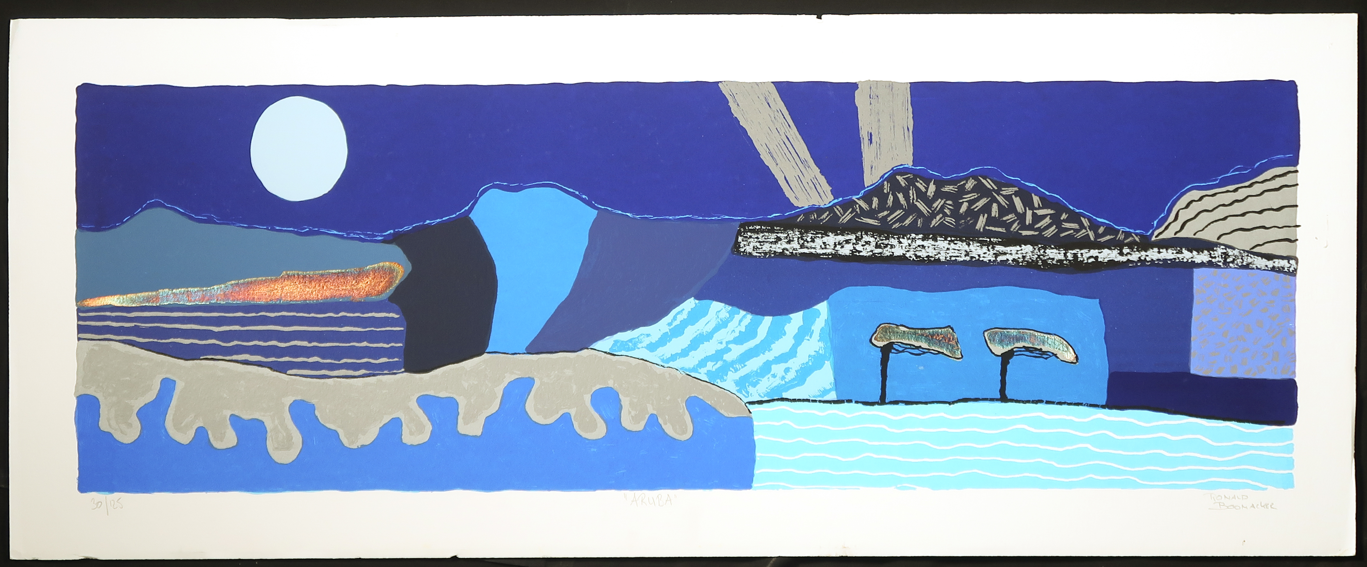 Ronald Boonacker - Zeefdruk, Aruba kopen? Bied vanaf 1!