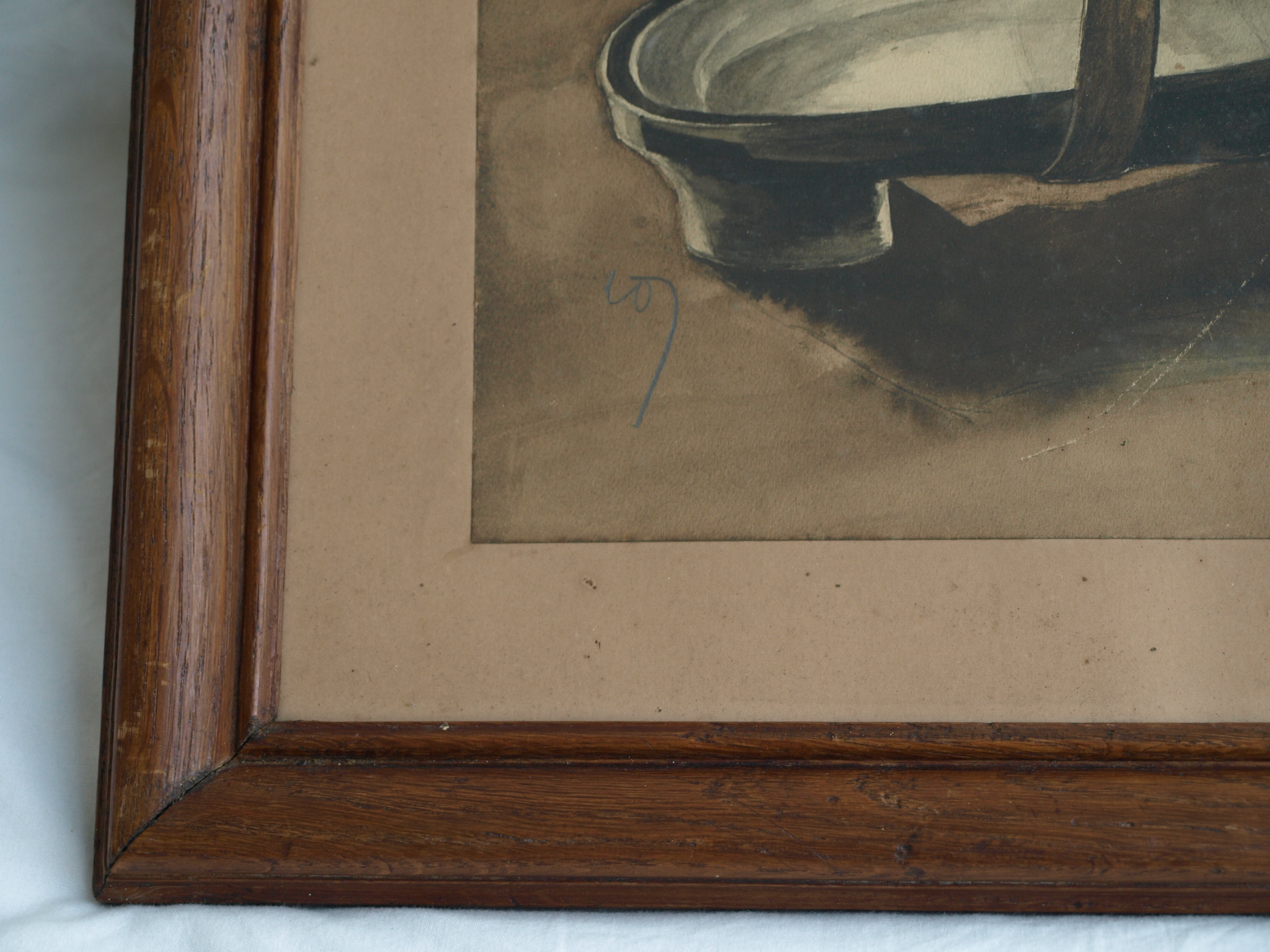 Niet of onleesbaar gesigneerd - Aquarel – Damesschoen – 1926 - gesigneerd & ingelijst  kopen? Bied vanaf 1!