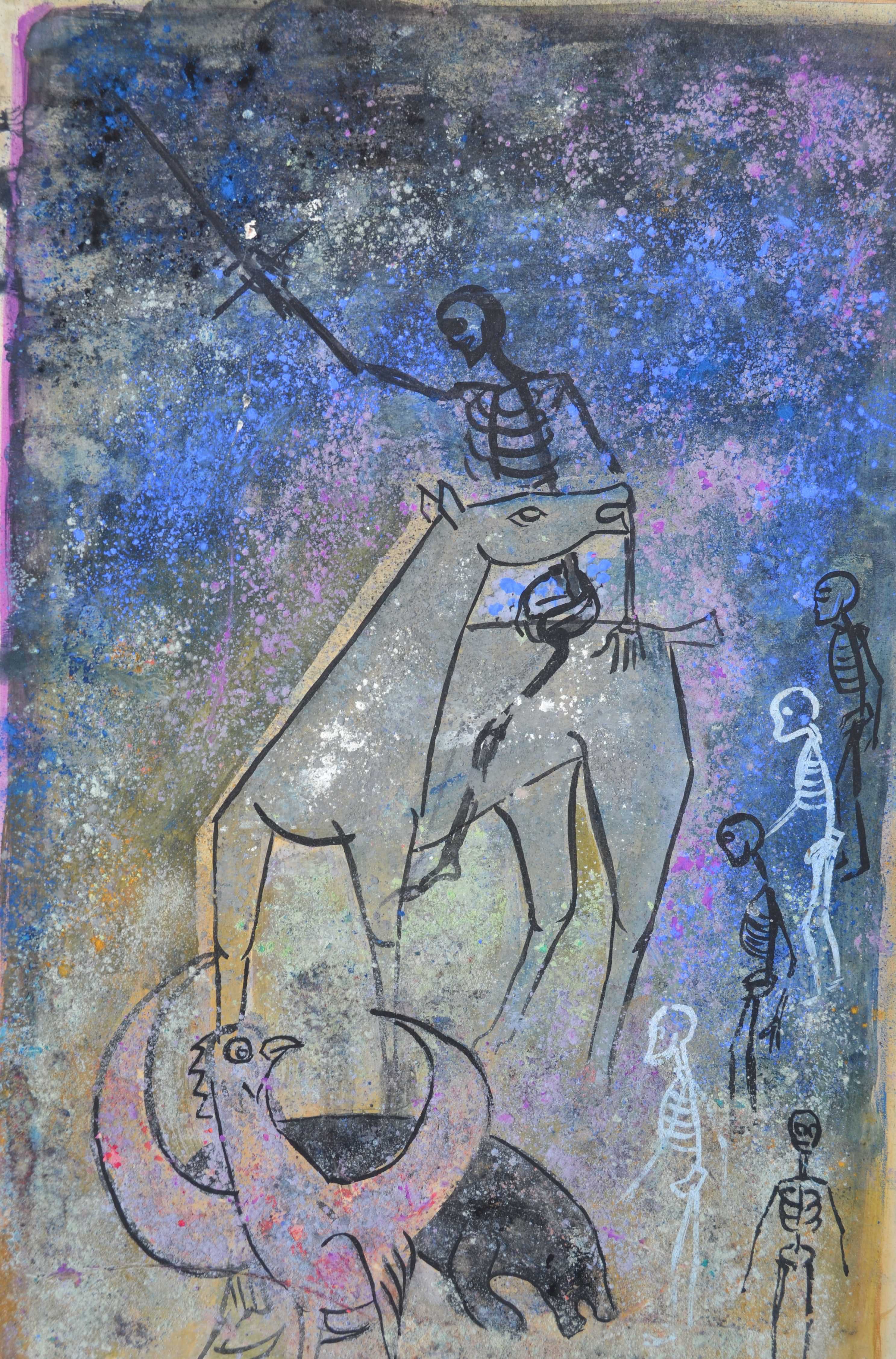 Niet of onleesbaar gesigneerd - Gemengde techniek kopen? Bied vanaf 1!