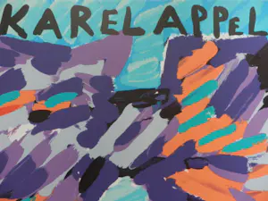 Karel Appel - Kleurenlitho HAPPY CAT kopen? Bied vanaf 85!