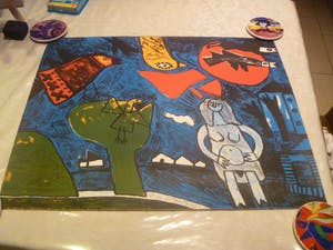 Corneille - laatste kans -zeer mooie zeefdruk in kleine oplage 47/50 kopen? Bied vanaf 230!