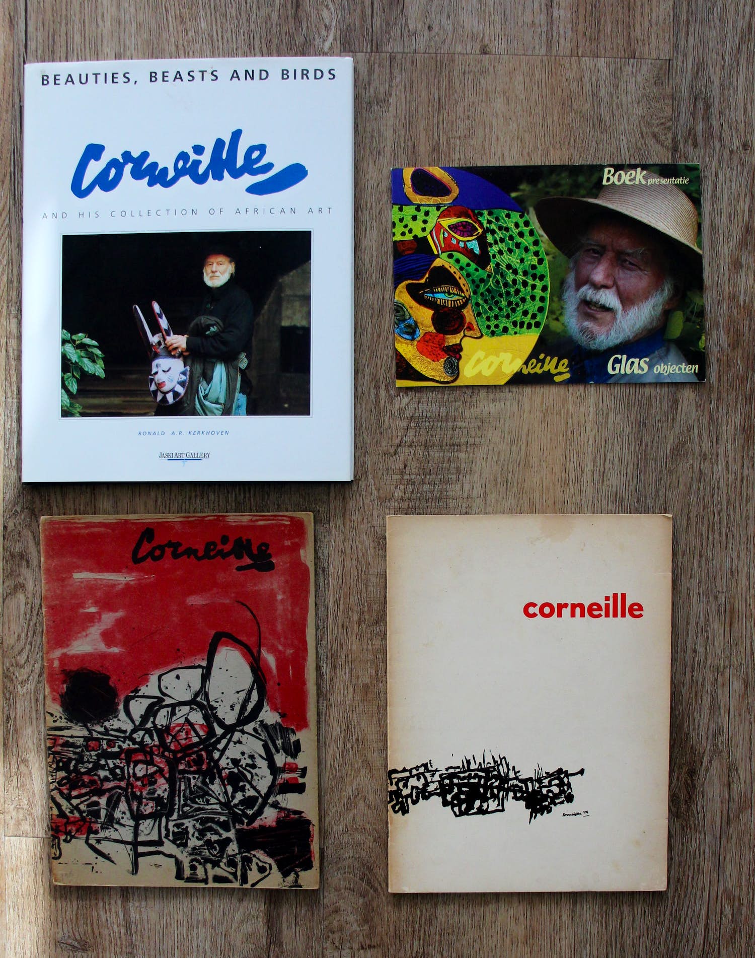 Corneille - 2 tentoonstellings uitgaven, uitnodiging voor opening en een boek verkocht voor € 55!