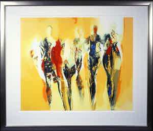 Peter Meijer - Zeefdruk, Summertime - Ingelijst (Groot) verkocht voor € 80!