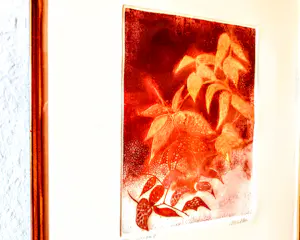 Anne Walker - Farb Radierung "Oktober 4" handsigniert limitiert 45/99 70er/80er Jahre kopen? Bied vanaf 120!