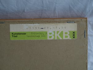 Fred Fritschij - Ingelijste ets , Landschap III – gesigneerd – 1971 – nr 4 van 8 kopen? Bied vanaf 42!