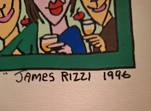 James Rizzi - What a party! Unikat, Acryl auf Leinwand kopen? Bied vanaf 5550!