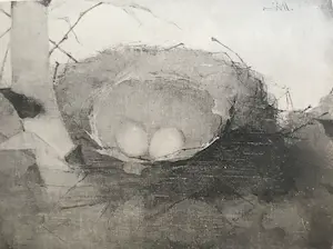 Jan Mankes - Originele Heliogravure Vogelnest bij Berkenstam 1923 kopen? Bied vanaf 1!
