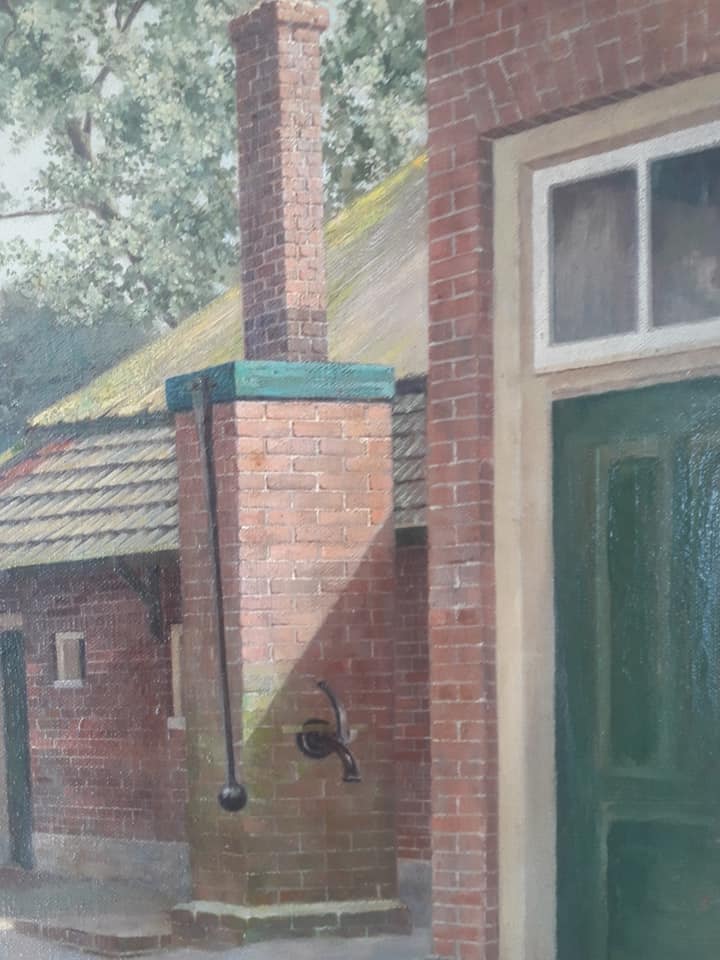 Willem Luynenburg - Boerenerf gedateerd 1944 . kopen? Bied vanaf 49!