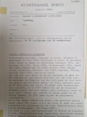 Gerrit Haverkamp - Landweg kopen? Bied vanaf 30!