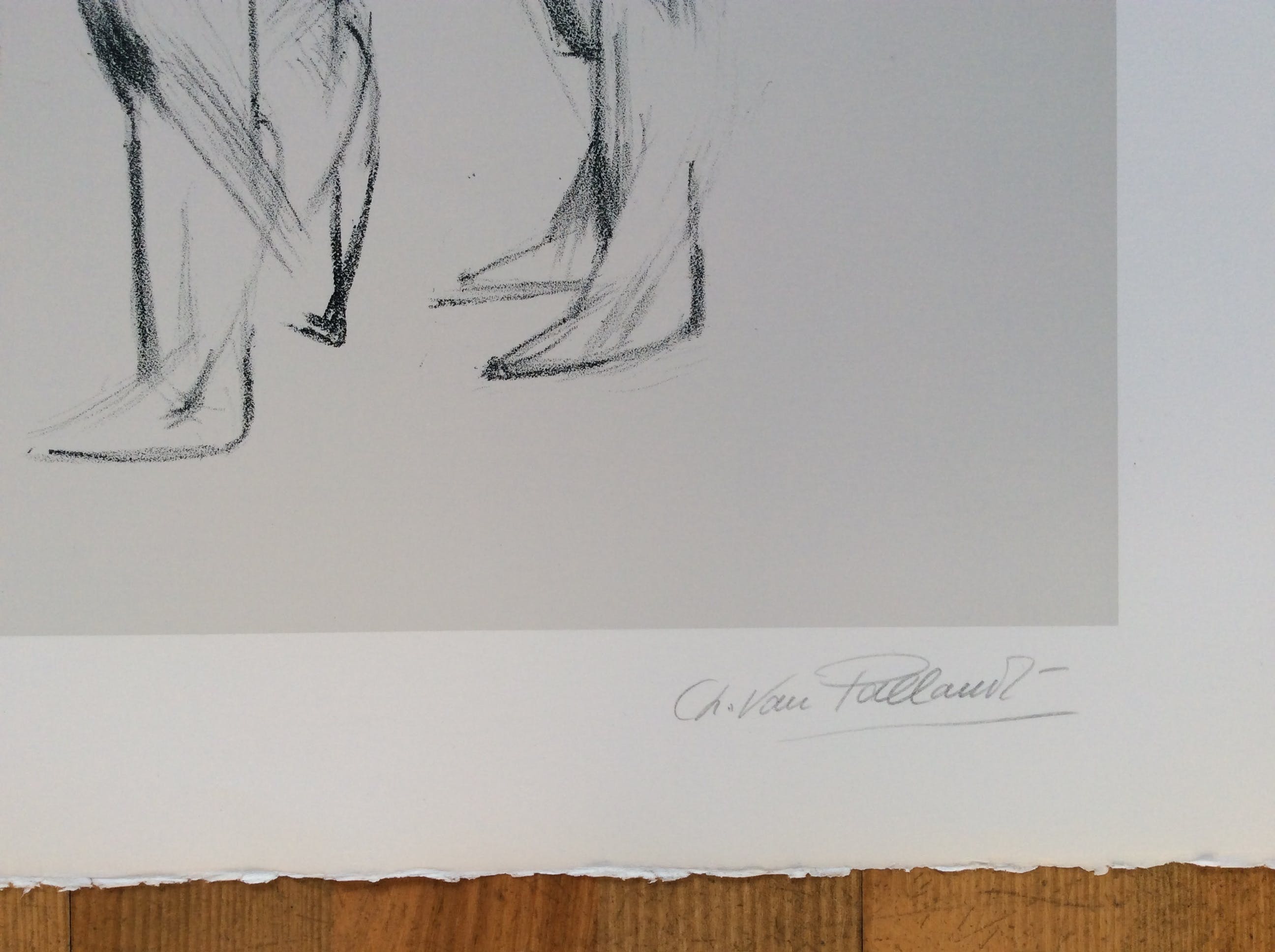 Charlotte van Pallandt - Drie figuren - lithografie kopen? Bied vanaf 95!