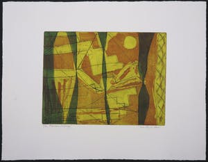 Rose Marijke Weiss - Ets en aquatint, Mexicaans landschap kopen? Bied vanaf 1!