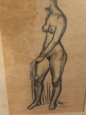 Charlotte van Pallandt - Staand vrouwelijk naakt. kopen? Bied vanaf 475!