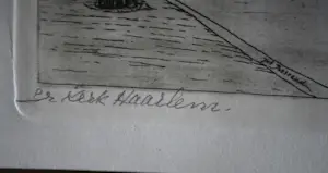 Johannes Josseaud - Grote Kerk Haarlem - mooi formaat ets kopen? Bied vanaf 60!