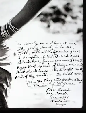 Peter Beard - 'Fayel Tall', Kenya (1987) - Galerie 'Camera Work' Berlin, 2006 kopen? Bied vanaf 240!