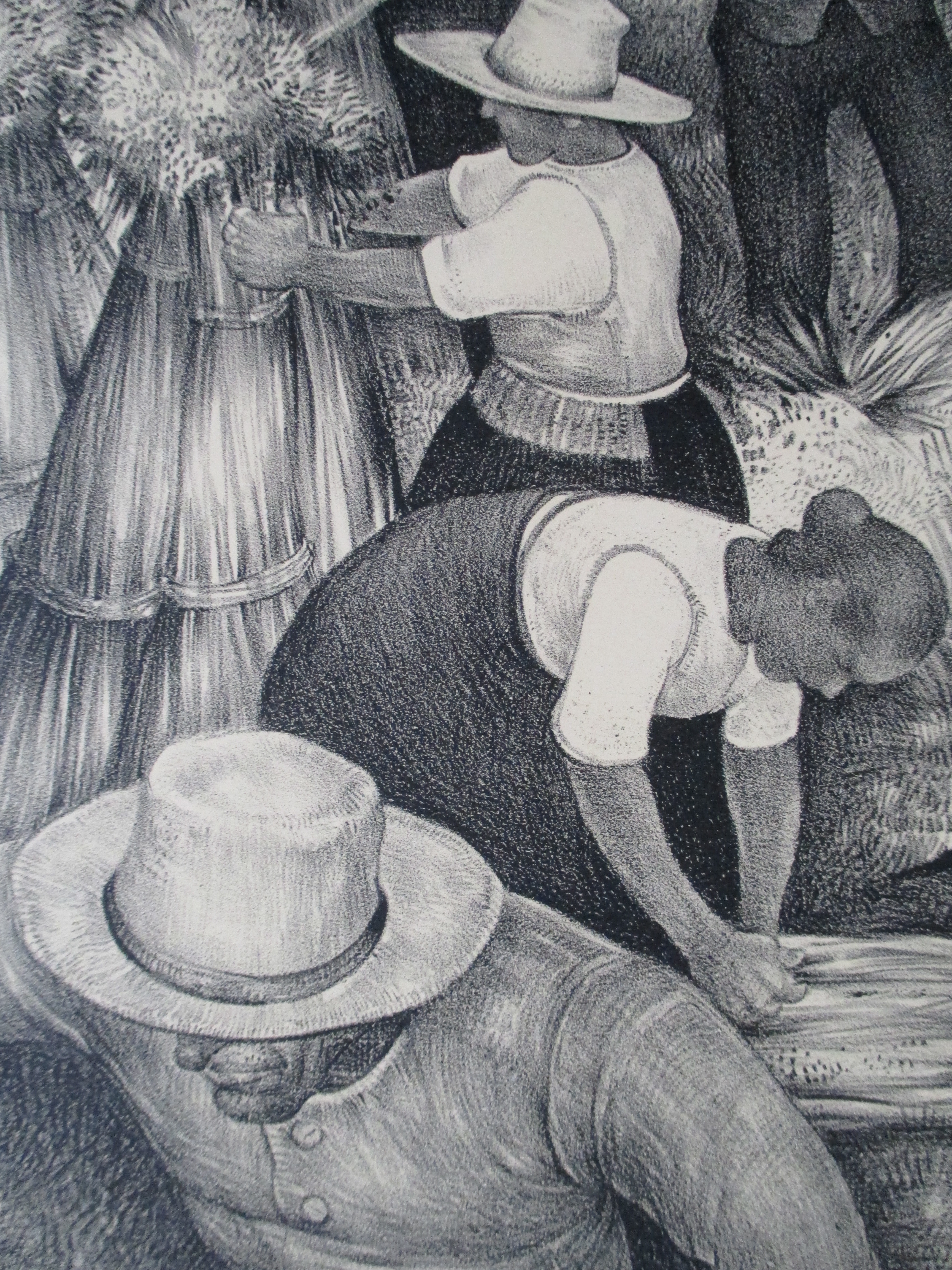 Willem van den Berg - litho "De Oogst" kopen? Bied vanaf 40!