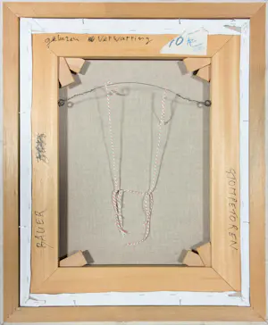 Menno Bauer - Acryl op doek, Gekozen verwarring - Ingelijst kopen? Bied vanaf 50!