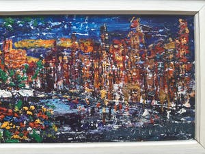 Arnoldus Oldenhave - Stadsgezicht Amsterdam- Singel en Munt kopen? Bied vanaf 100!