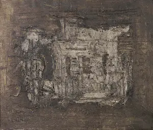 Shlomo Koren - Olieverf op doek, Zonder titel - Ingelijst kopen? Bied vanaf 500!