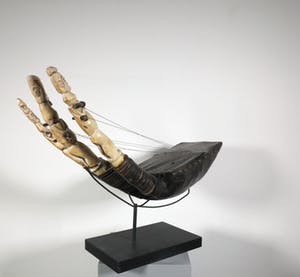 Teke - Leer en been, Harp kopen? Bied vanaf 350!