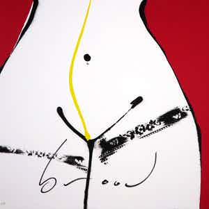 Herman Brood - Zeefdruk, Hips verkocht voor € 150!