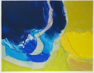 Henk van Vessem - Zeefdruk, Compositie XVI - Ingelijst (Groot) kopen? Bied vanaf 35!