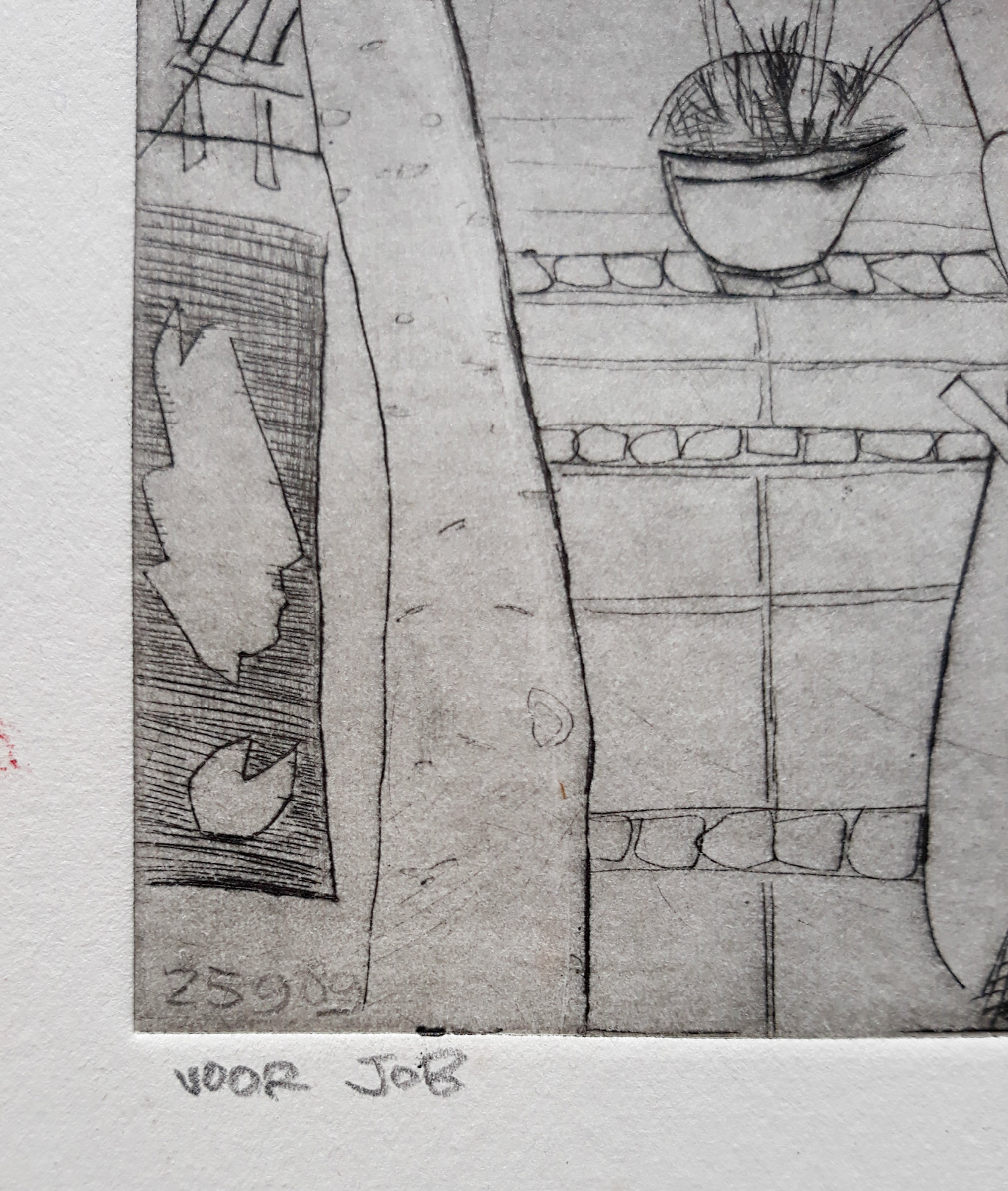 Jasper Krabbe - Zonder titel, ets kopen? Bied vanaf 75!