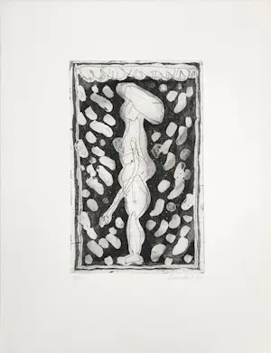 Lucebert - Ets: Paradijs & gedicht (1981) kopen? Bied vanaf 150!