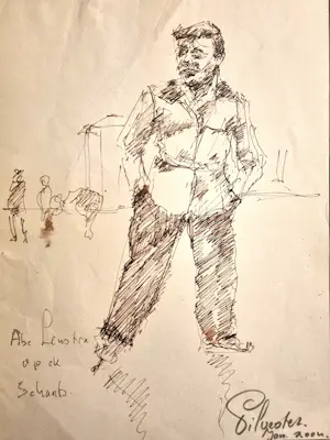 Sil Peperkamp - Abe Lenstra op de schaats kopen? Bied vanaf 120!