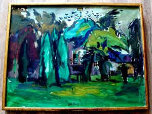 Jan Sierhuis - Schilderij - 1954 verkocht voor € 750!